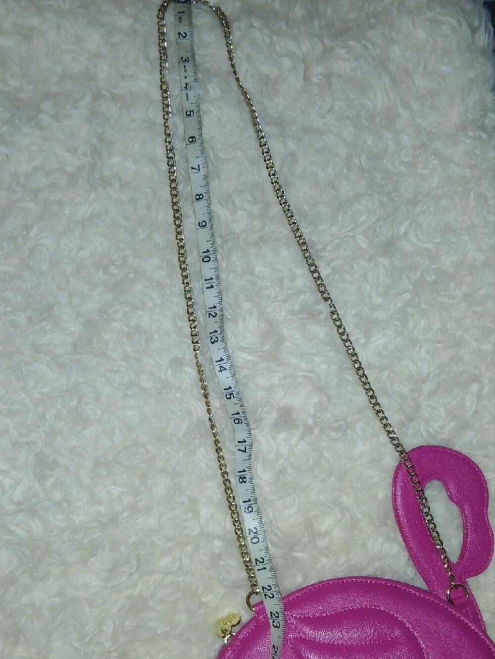 Rare Betsey Johnson Pink Flamingo Crossbody Bag - Picture 8 of 8